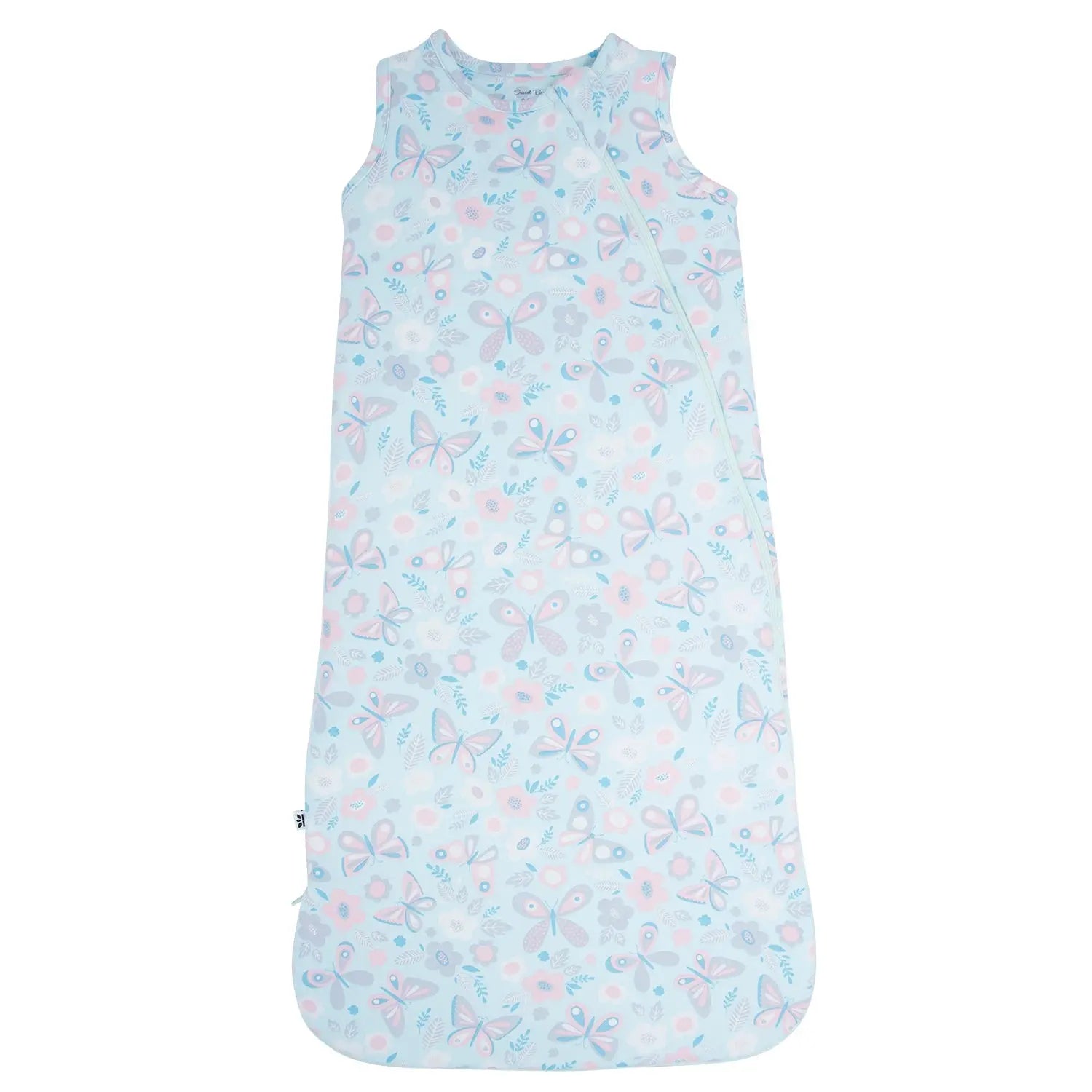 Sweet Bamboo Cozy Baby Sleep Sack with 2 Way J Zipper for Infants 0 to 9 Months - Sleep Sacks