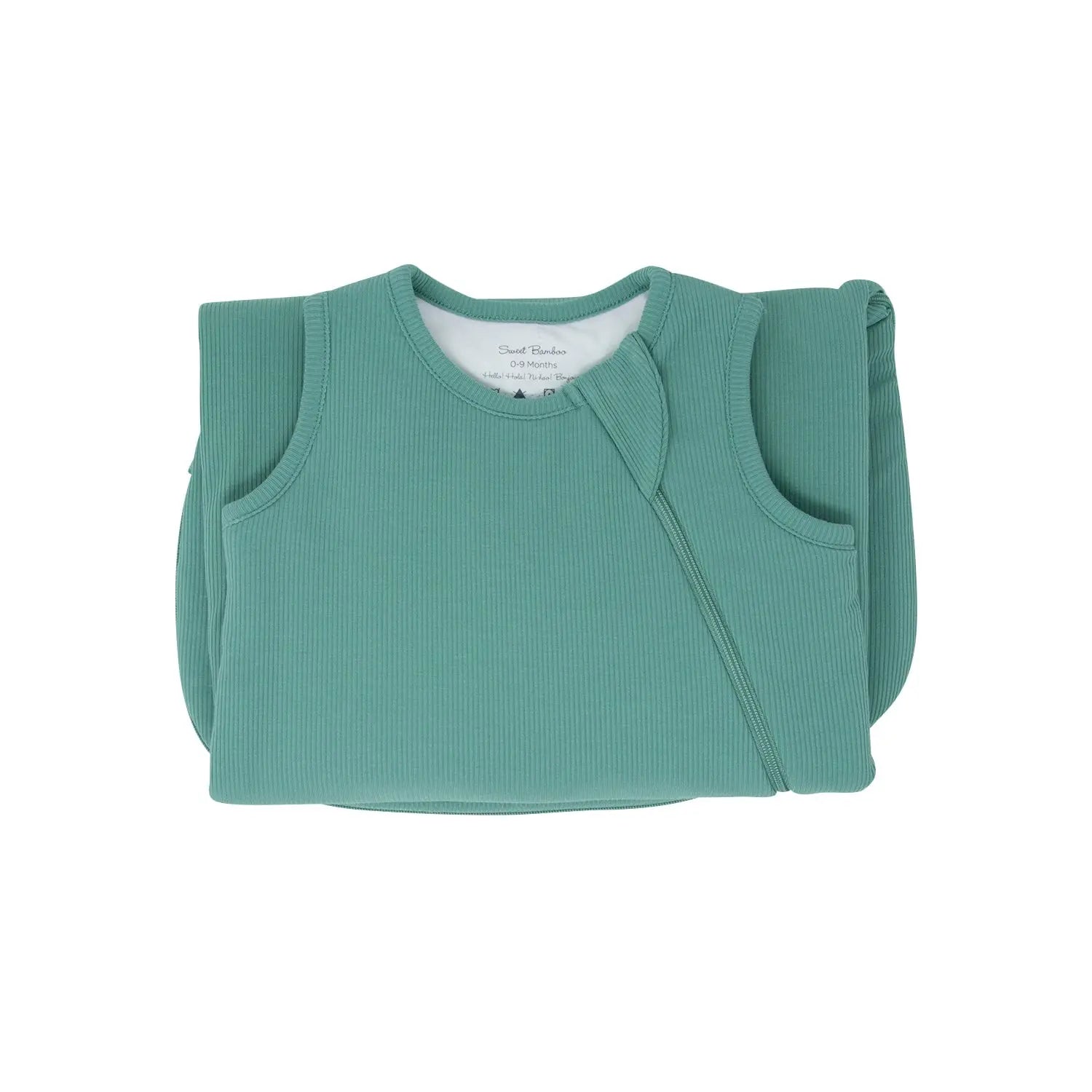 1.5 Tog Sleep Sack for Infants with 2 Way J Zipper Quilted Lining Size 0 to 9 Months Sweet Bamboo
