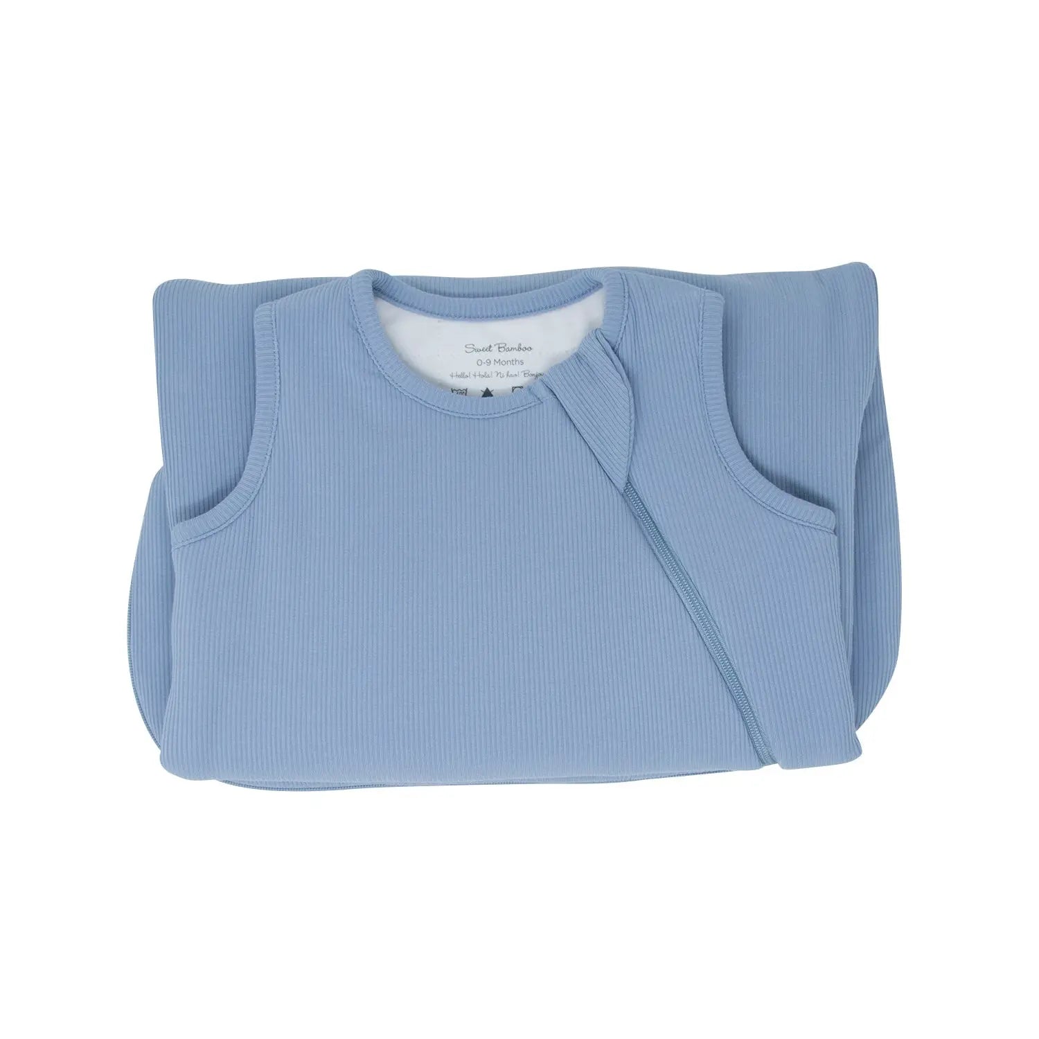 1.5 Tog Sleep Sack for Babies with 2 Way J Zipper and Quilted Lining 0 to 9 Months Sweet Bamboo