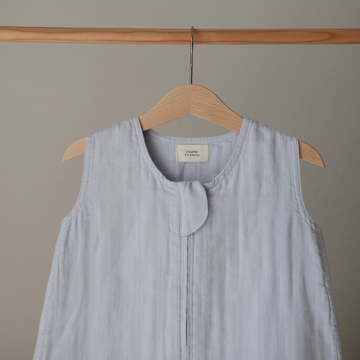 Organic Cotton Muslin Sleep Bag, Lightweight, Sleeveless by Mushie