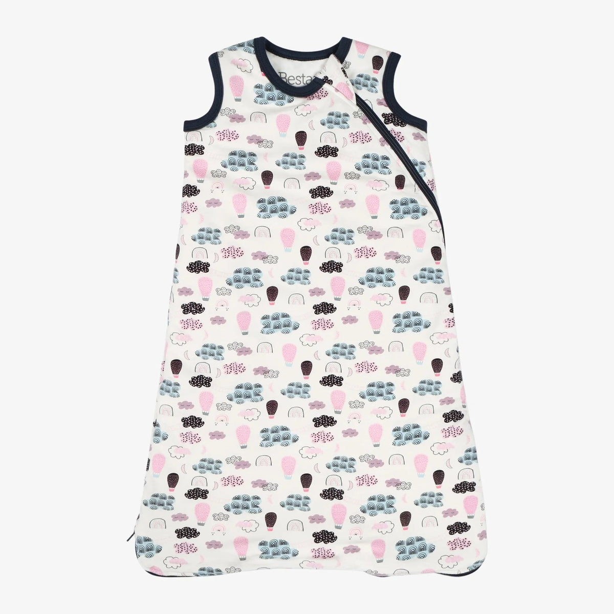 Bestaroo sleep bag, soft MicroModal, reversible zippers for crib use.