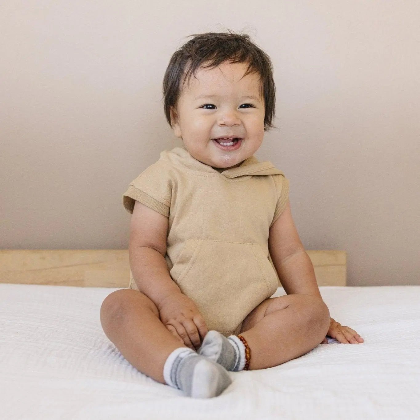 Little Joy Co. Sleeveless Hoodie Romper - more colors - 