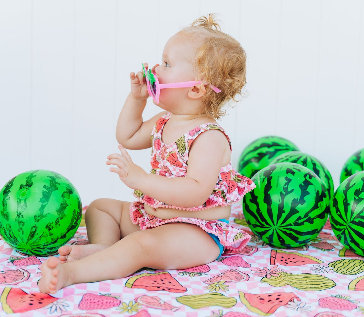 DREAM BIG LITTLE CO SLICE OF SUMMER DREAM TANKINI TWO PIECE SWIM SUITEveretts Place
