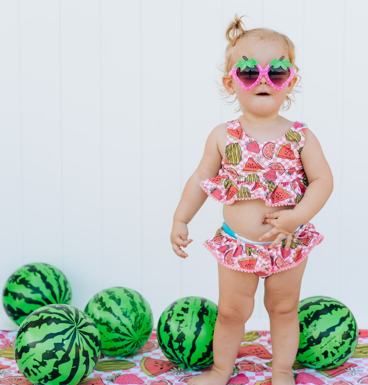 DREAM BIG LITTLE CO SLICE OF SUMMER DREAM TANKINI TWO PIECE SWIM SUITEveretts Place