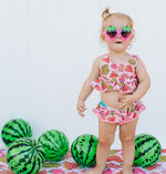 DREAM BIG LITTLE CO SLICE OF SUMMER DREAM TANKINI TWO PIECE SWIM SUITEveretts Place