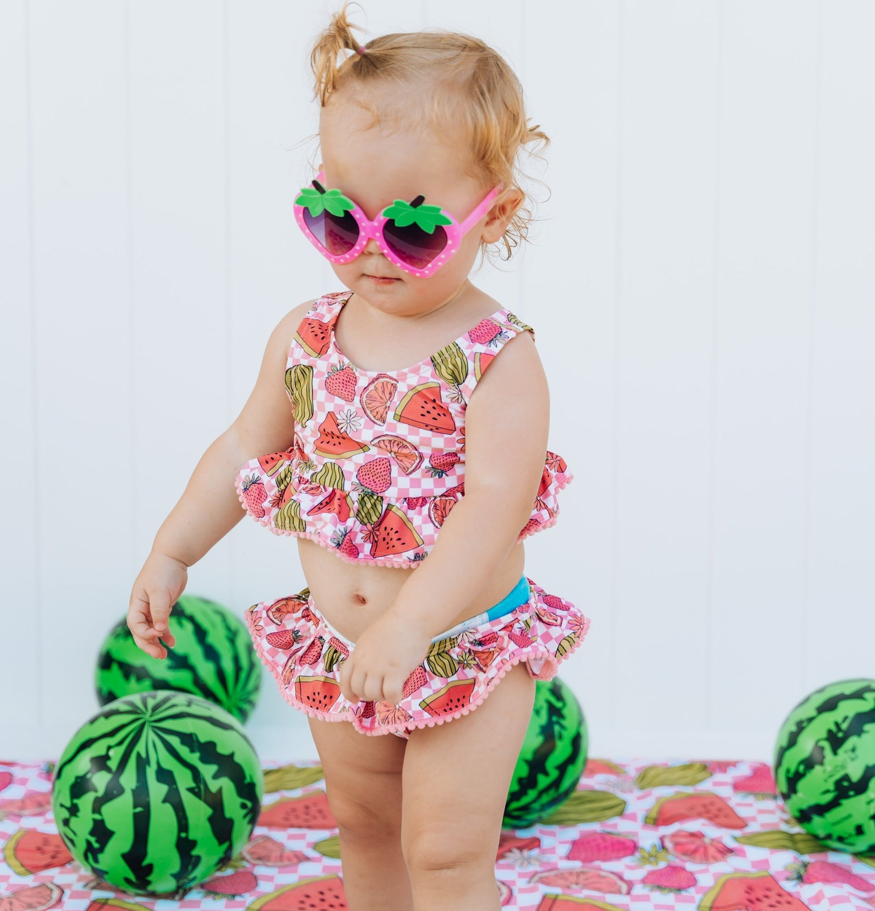 DREAM BIG LITTLE CO SLICE OF SUMMER DREAM TANKINI TWO PIECE SWIM SUITEveretts Place