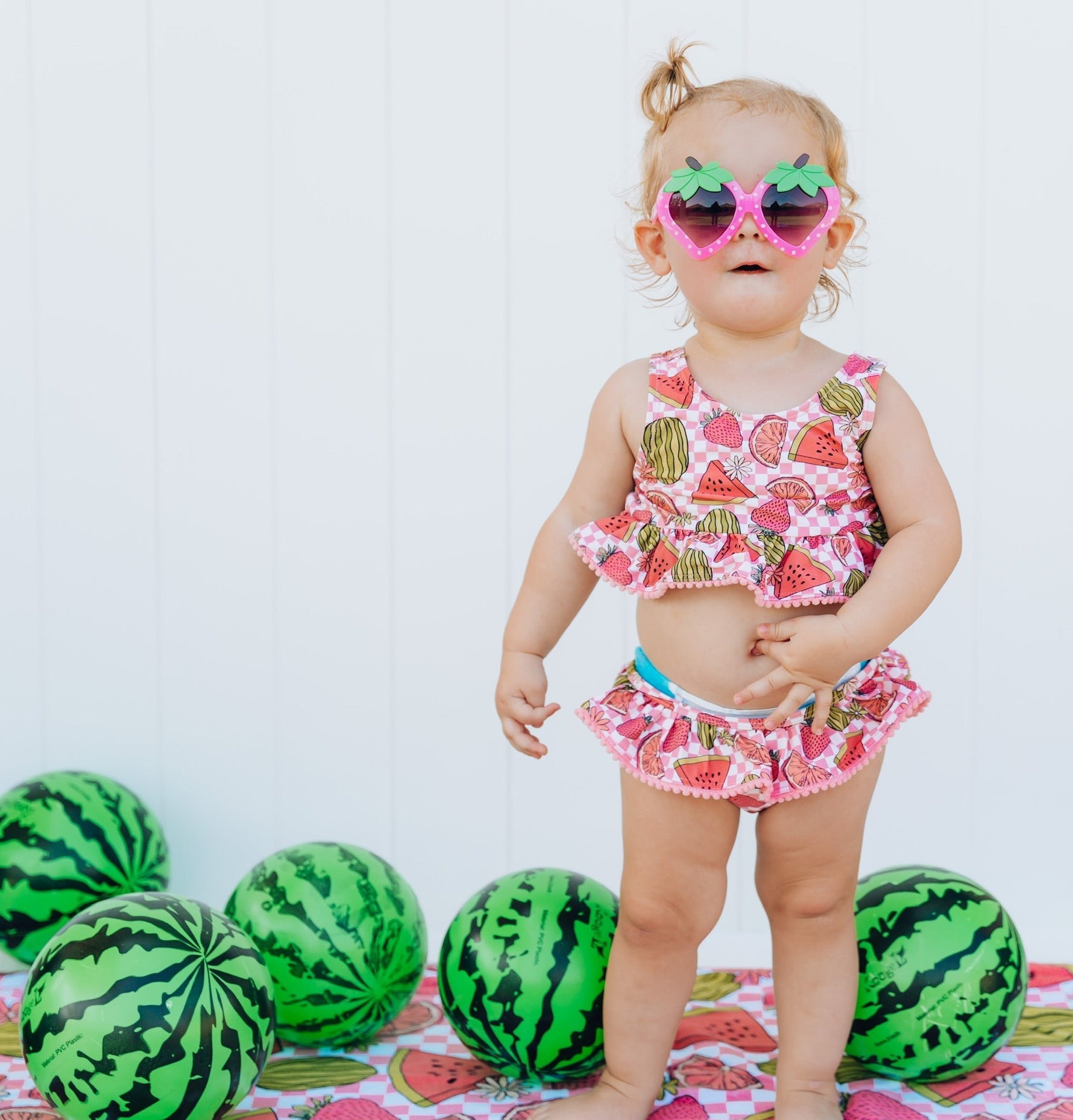 DREAM BIG LITTLE CO SLICE OF SUMMER DREAM TANKINI TWO PIECE SWIM SUITEveretts Place