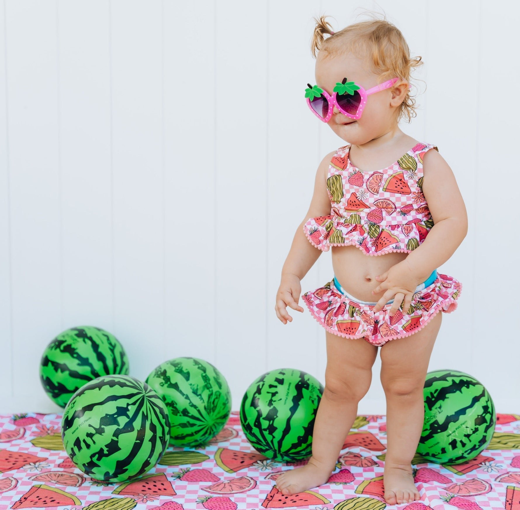 DREAM BIG LITTLE CO SLICE OF SUMMER DREAM TANKINI TWO PIECE SWIM SUITEveretts Place