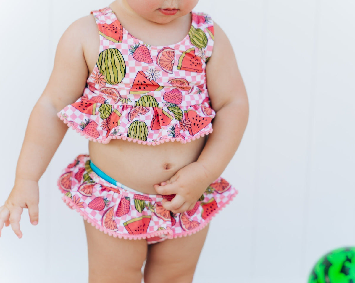 DREAM BIG LITTLE CO SLICE OF SUMMER DREAM TANKINI TWO PIECE SWIM SUITEveretts Place