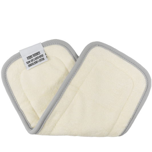 Slim Fit 6 Layer Natural Fiber Cloth Diaper Inserts for Ultimate Absorbency Texas Tushies