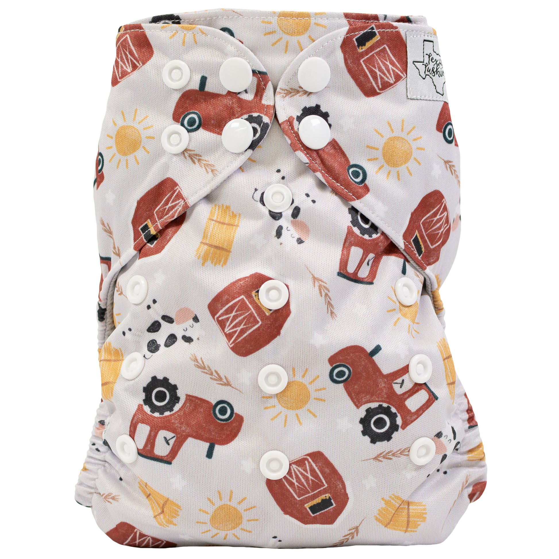 Slim Fit All In One Cloth Diaper For Babies 8 To 40 Pounds Texas Tushies