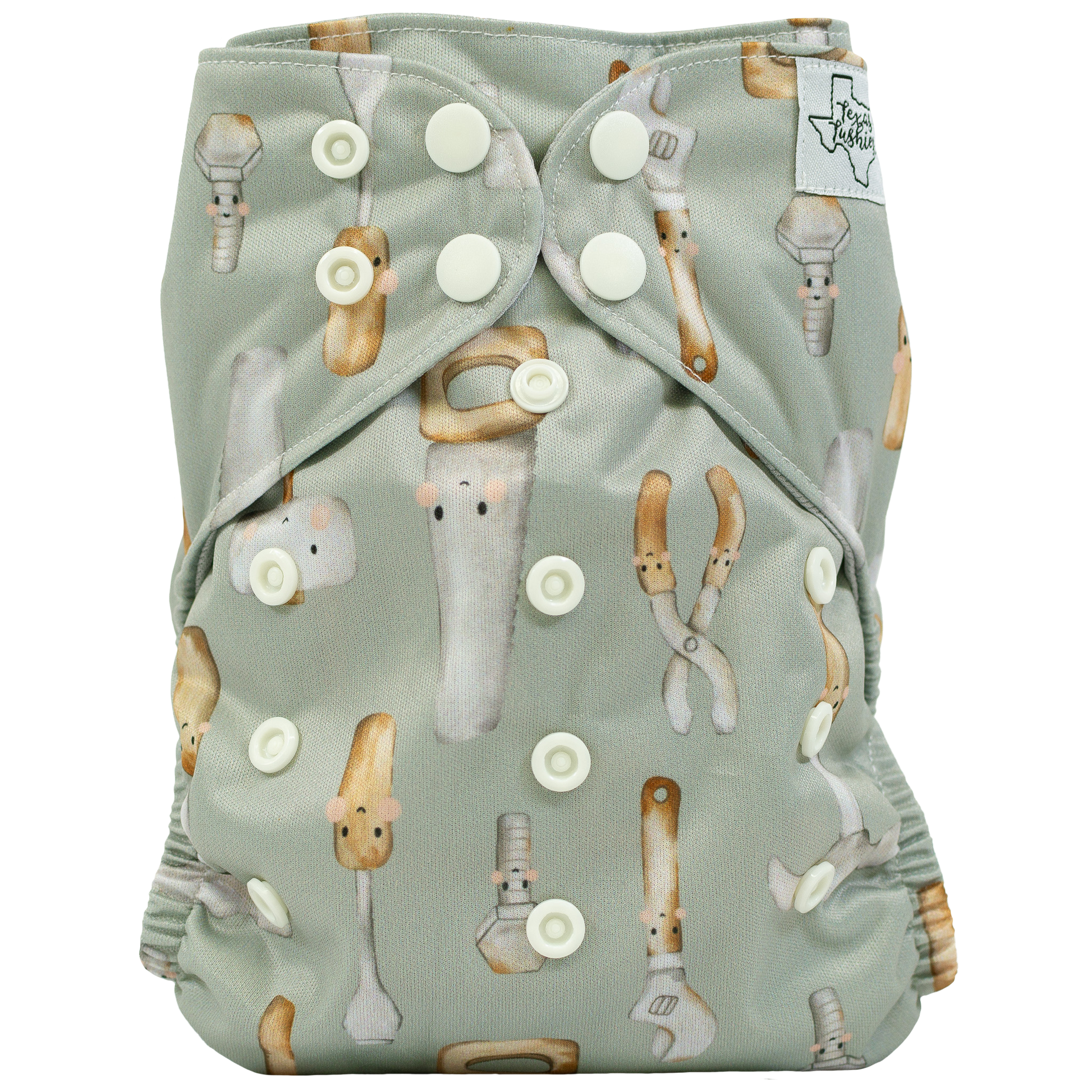 Slim Fit All In One Cloth Diaper For Babies 8 To 40 Pounds Texas Tushies