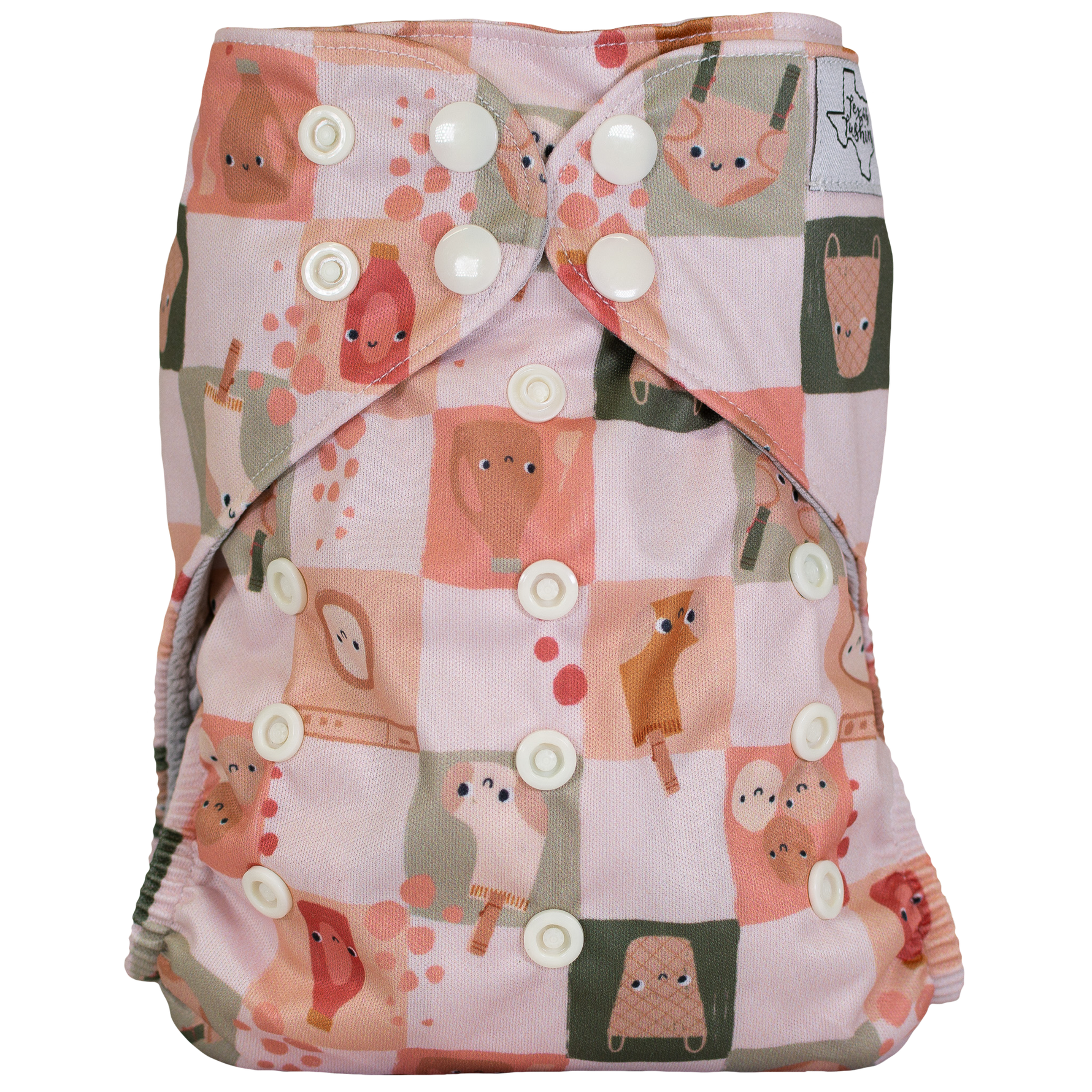 Texas Tushies Eco-Friendly Slim Fit Cloth Diaper for Babies 8 to 40 Pounds - Baby & Toddler > Diapering > Diapers > Cloth Diapers Cloth Diapers