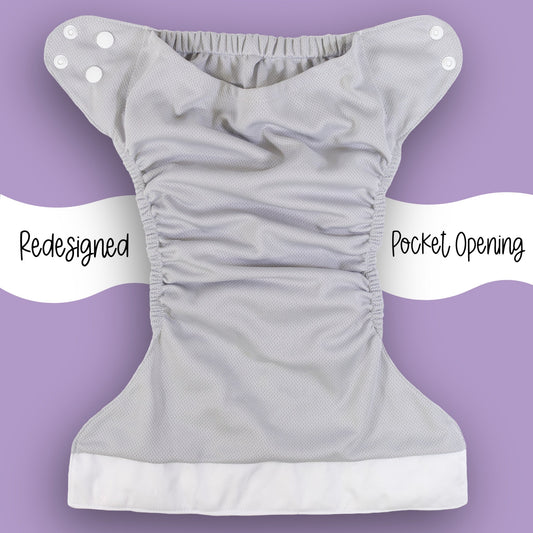 Slim Fit Pocket Cloth Diaper for Babies 8 to 40 Pounds Texas Tushies