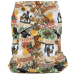 Texas Tushies Eco-Friendly Pocket Cloth Diaper with Slim Fit for Babies 8 to 40 Pounds - Baby & Toddler > Diapering > Diapers > Cloth Diapers Cloth Diapers