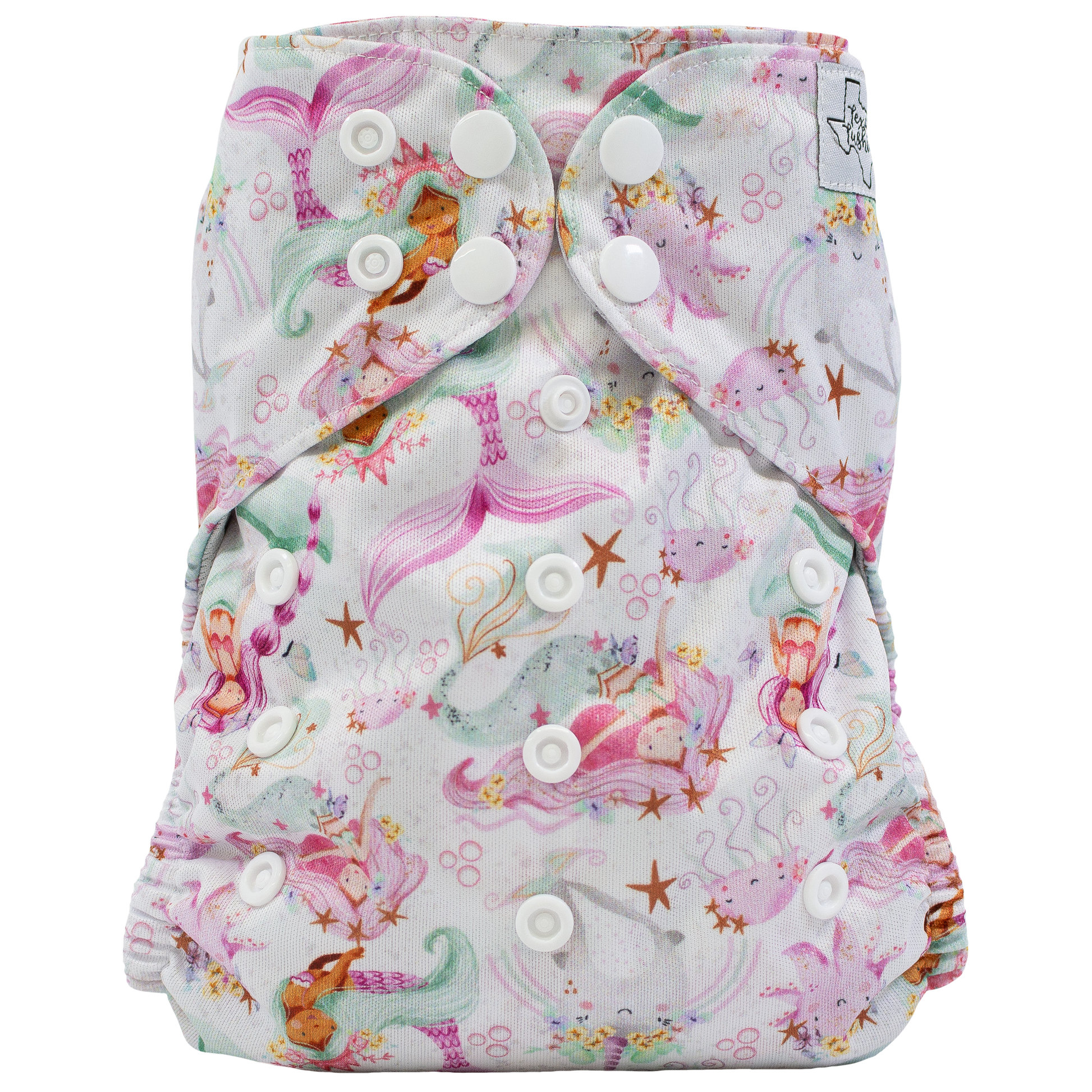 Slim Fit Pocket Cloth Diaper for Babies 8 to 40 Pounds Texas Tushies