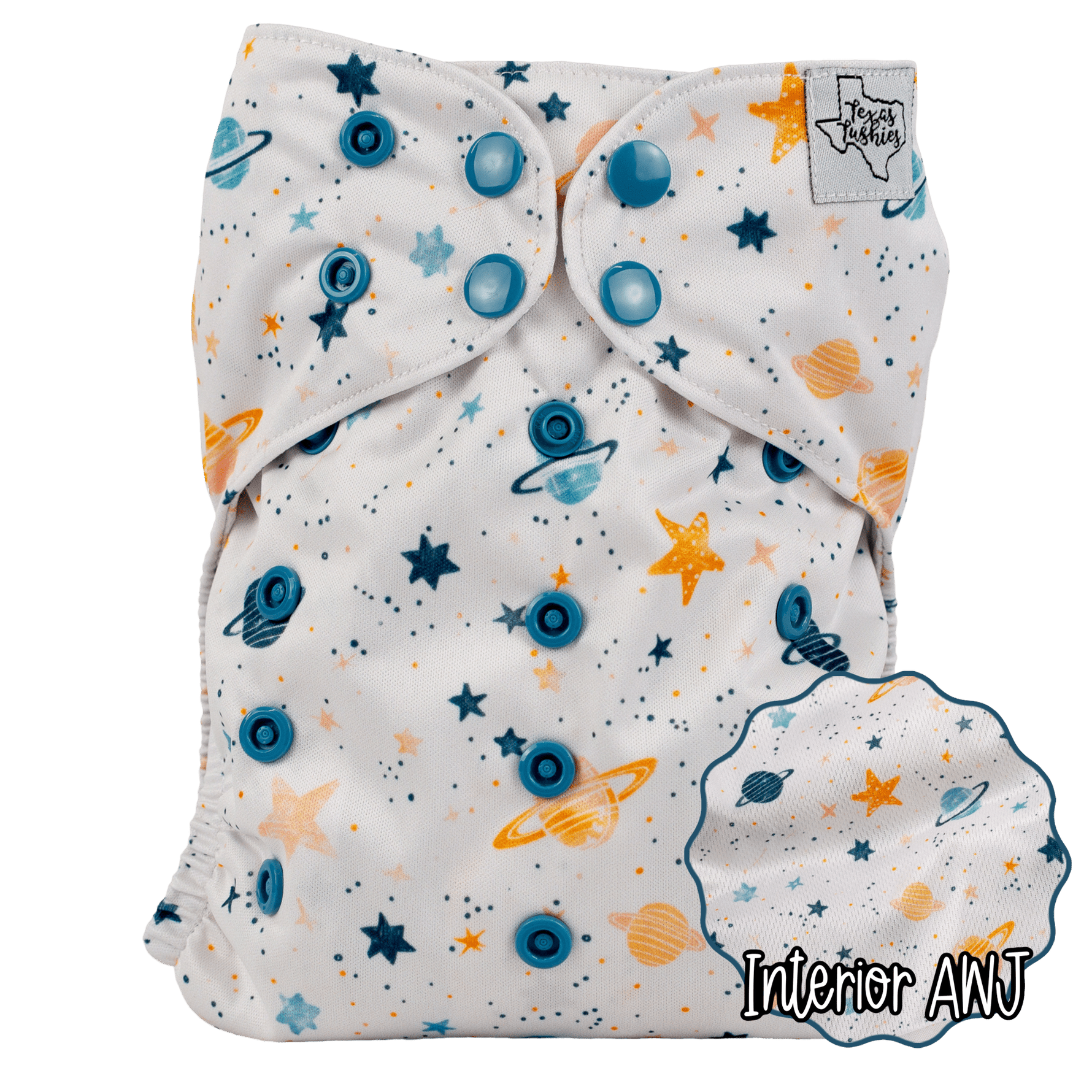 Texas Tushies Slim Fit Pocket Cloth Diaper - 