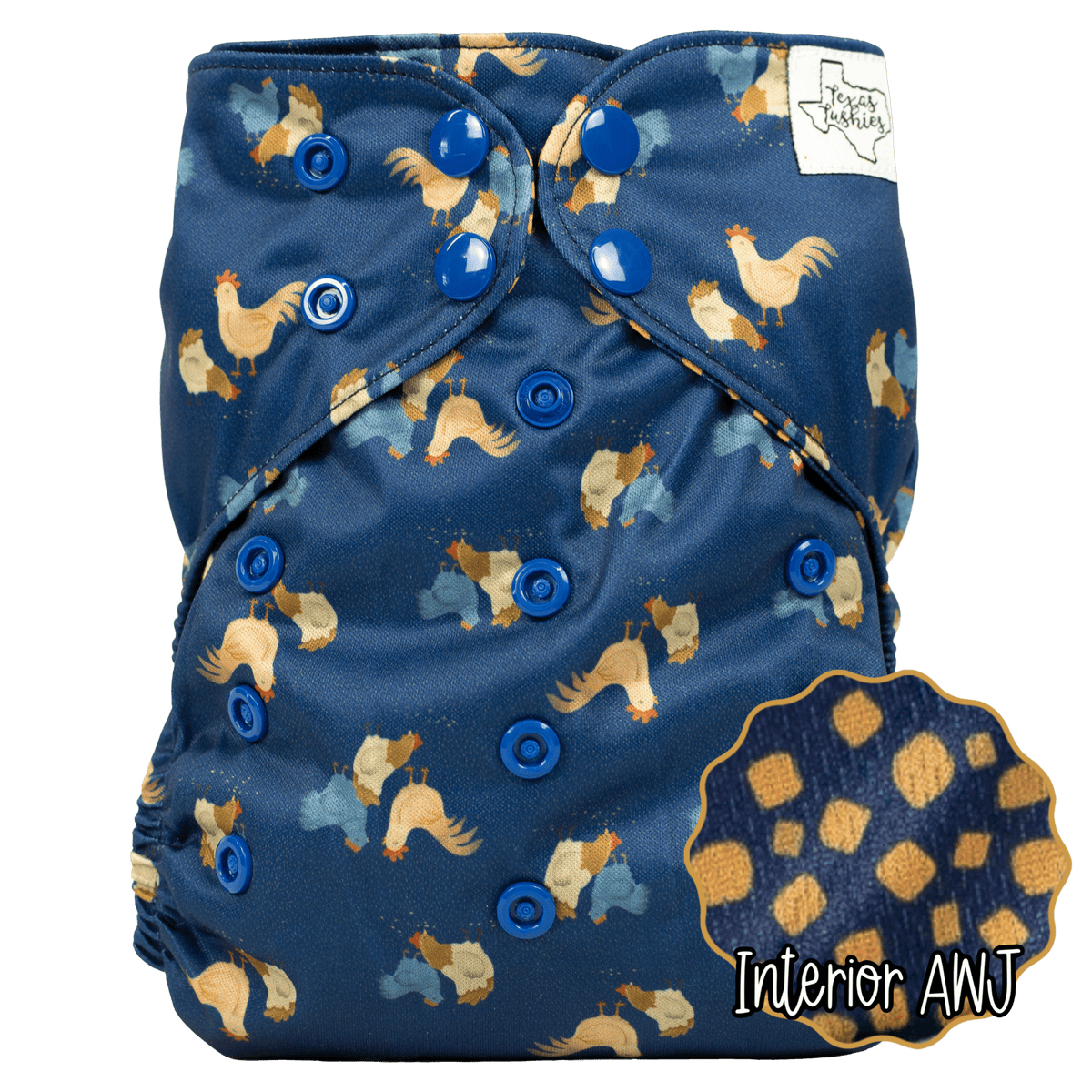 Texas Tushies Slim Fit Pocket Cloth Diaper - 