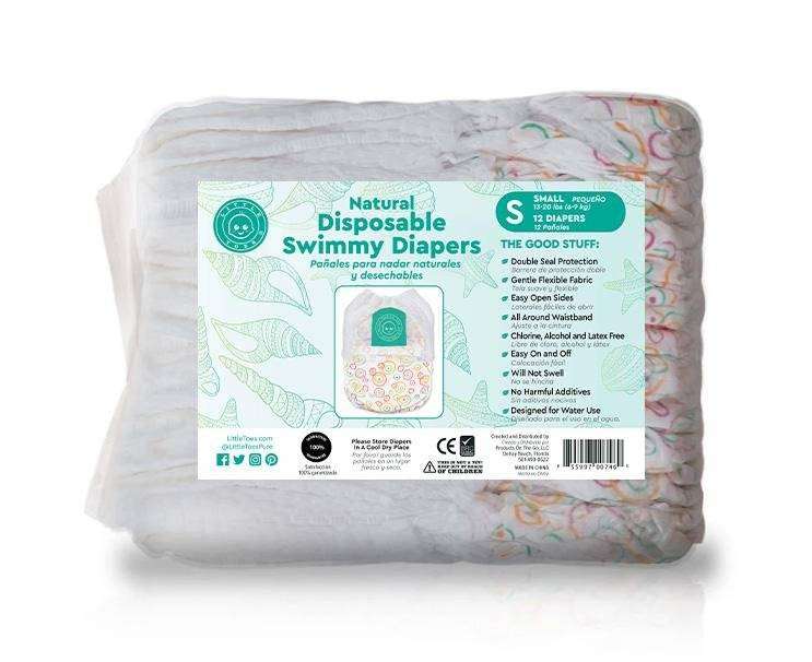 Small Natural Swim Diapers - 24 Pack - Everetts Place: Online Boutique - Kids & Babies