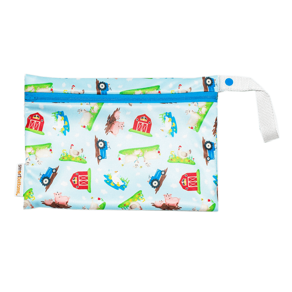 Smart Bottoms Small Wet Bag - Barnyard Babies - 