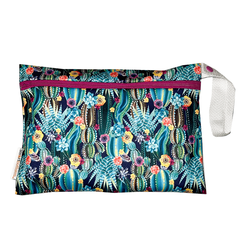 Smart Bottoms Small Wet Bag - Midnight Bloom - 