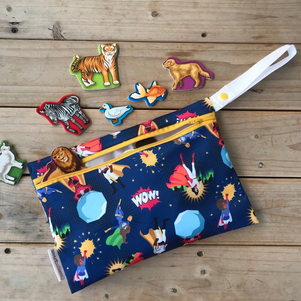 Smart Bottoms Small Wet Bag - Never Alone - 