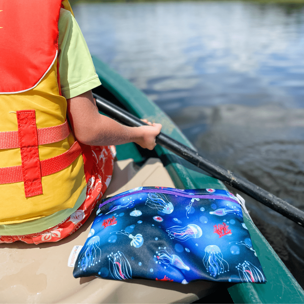 Smart Bottoms Small Wet Bag - Ocean Blooms - 