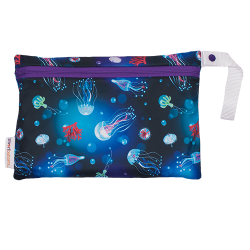 Smart Bottoms Small Wet Bag - Ocean Blooms - 