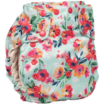 Smart Bottoms Smart One 3.1 Cloth Diaper - Aqua Floral - 