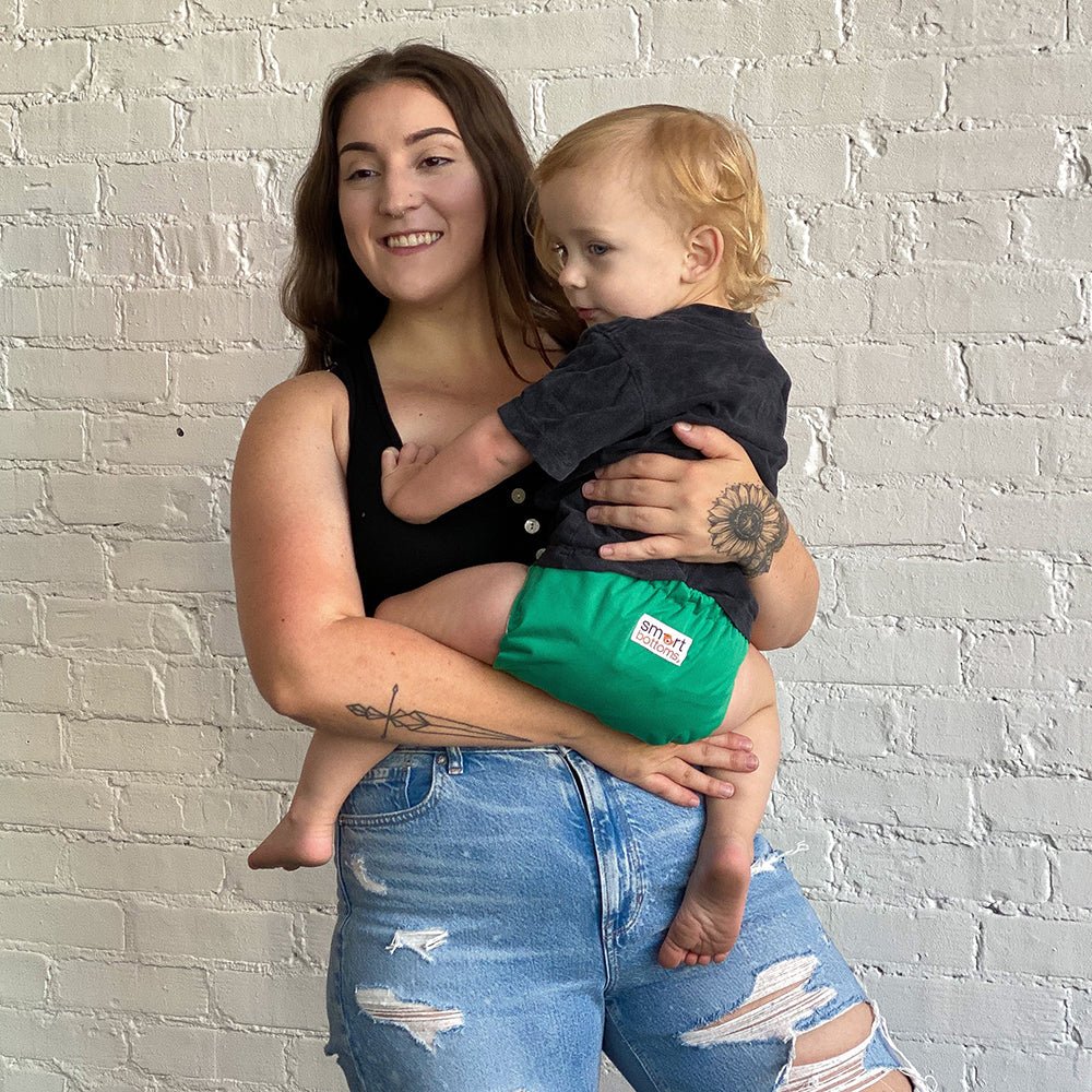 Smart Bottoms Smart One 3.1 Cloth Diaper - Basic Green - 