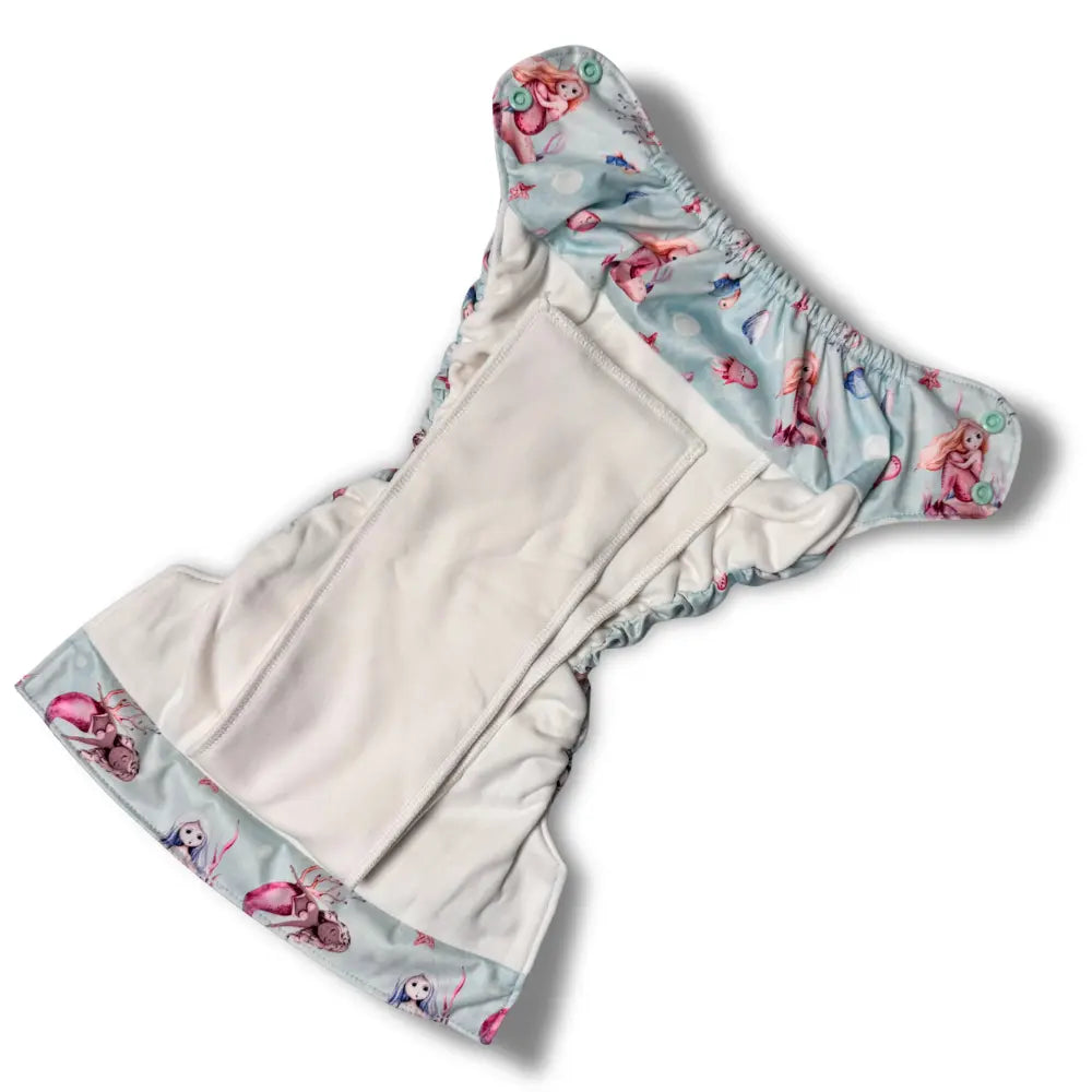 Smart Bottoms Smart One 4.0 Organic Cotton All - in - One - Mermazing - 