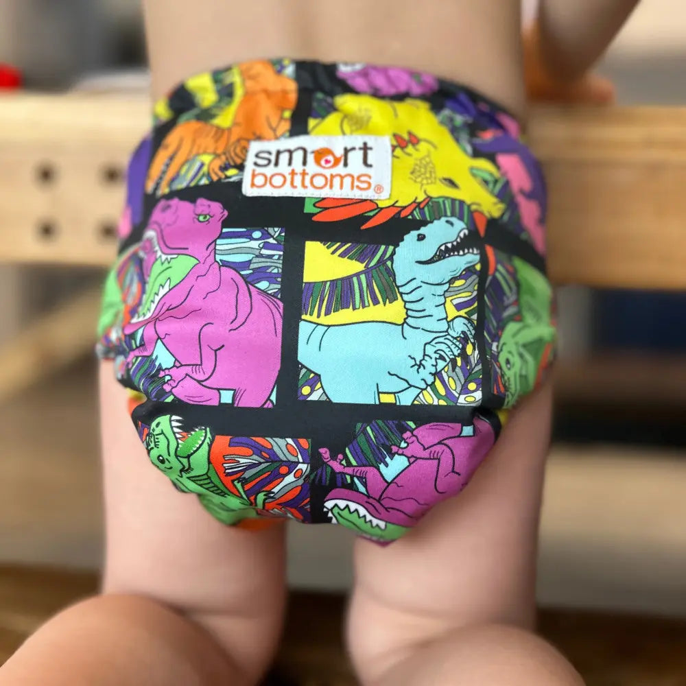 Smart Bottoms Smart One 4.0 Organic Cotton All - in - One - Rad Raptor - 