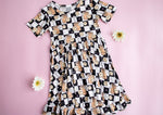 DREAM BIG LITTLE CO SMILEY CUP OF CHECKERS DREAM RUFFLE DRESSEveretts Place