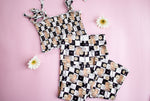 DREAM BIG LITTLE CO SMILEY CUP OF CHECKERS DREAM SMOCKED FLARE SETEveretts Place