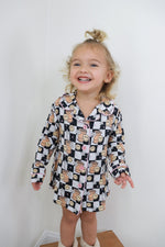 DREAM BIG LITTLE CO SMILEY CUP OF CHECKERS GIRL'S DREAM GOWNEveretts Place