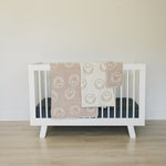 Mebie Baby Smiley Taupe Plush Blanket - 
