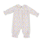 Angel Dear Smocked Long Sleeve Romper Peter Pan Collar Soft Viscose - Everetts Place Boutique - 