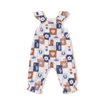 Angel Dear Smocked Overall Set With Ribbed Bodysuit Organic Cotton - Everetts Place Boutique - 