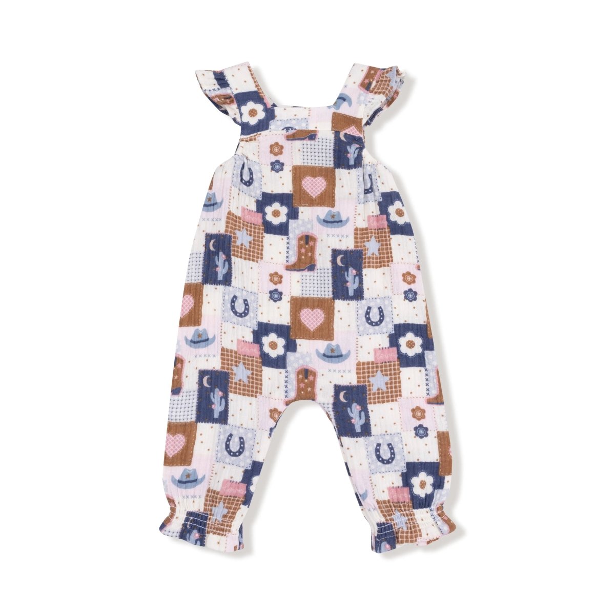Angel Dear Smocked Overall Set With Ribbed Bodysuit Organic Cotton - Everetts Place Boutique - 