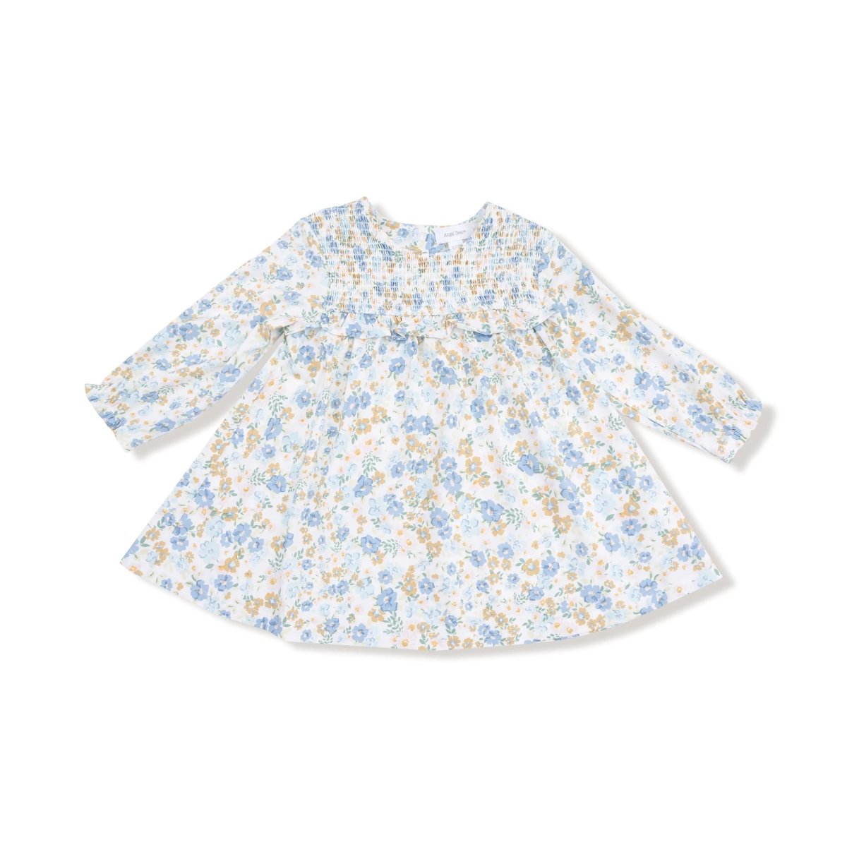 Angel Dear Smocked Ruffle Long Sleeve Dress And Ribbed Legging Set - Everetts Place Boutique - 