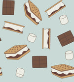 Dreamlet Smore To Love Crib Sheet Blue Dreamlet Fitted Bamboo - Everetts Place Boutique - 