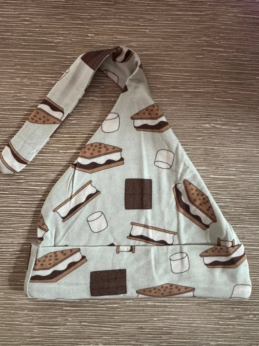 Dreamlet Smore To Love Knotted Baby Hat Blue Dreamlet Soft Breathable - Everetts Place Boutique - 