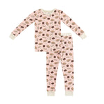 Dreamlet Smore To Love Long Sleeve Pajama Pink Bamboo Fabric - Everetts Place Boutique - 