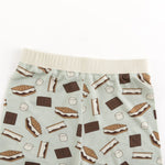 Dreamlet Smore To Love Short PJ Set Blue For Kids Cozy Sleepwear - Everetts Place Boutique - 