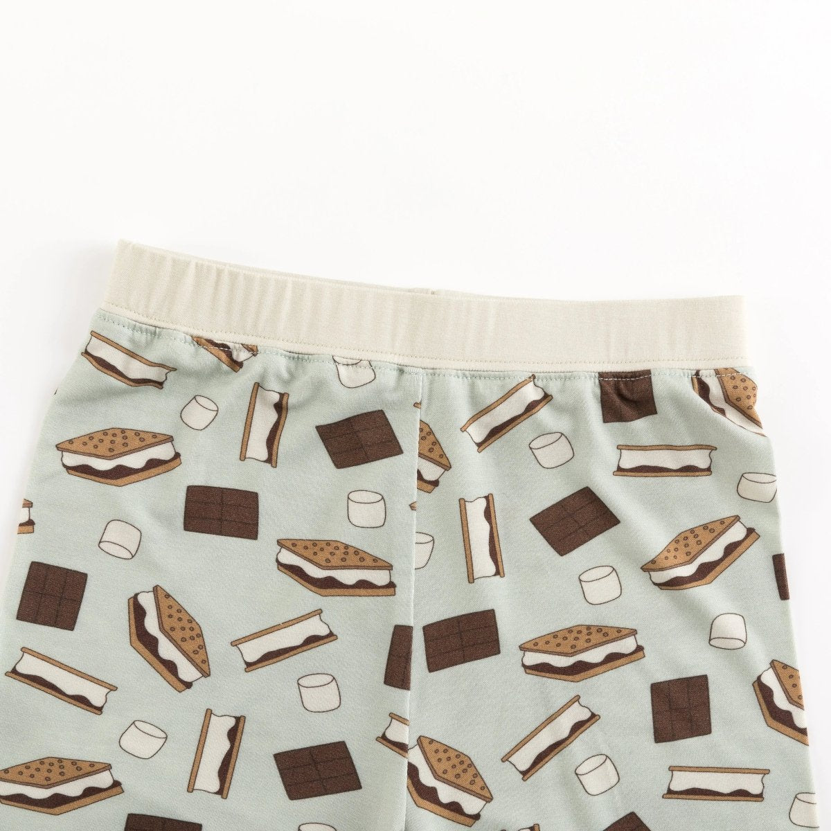 Dreamlet Smore To Love Short PJ Set Blue For Kids Cozy Sleepwear - Everetts Place Boutique - 