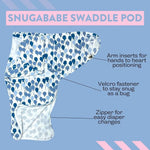 Norani Baby Snugababe Swaddle™ Sleep Pod - Blue Balloons - 