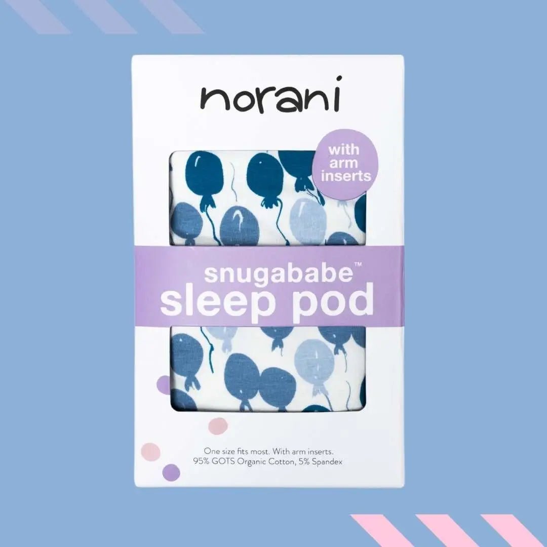 Norani Baby Snugababe Swaddle™ Sleep Pod - Blue Balloons - 