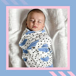 Norani Baby Snugababe Swaddle™ Sleep Pod - Blue Clouds - 
