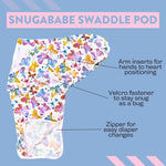 Norani Baby Snugababe Swaddle Sleep Pod Butterflies Norani Baby - 