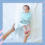 Norani Baby Snugababe Swaddle™ Sleep Pod - Green Stripes - 